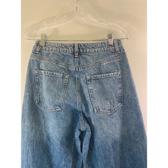 GARAGE Women’s Distressed Street Wide Jeans / Size: 5-W27 - Picture 7 of 9